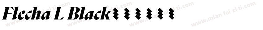 Flecha L Black字体转换